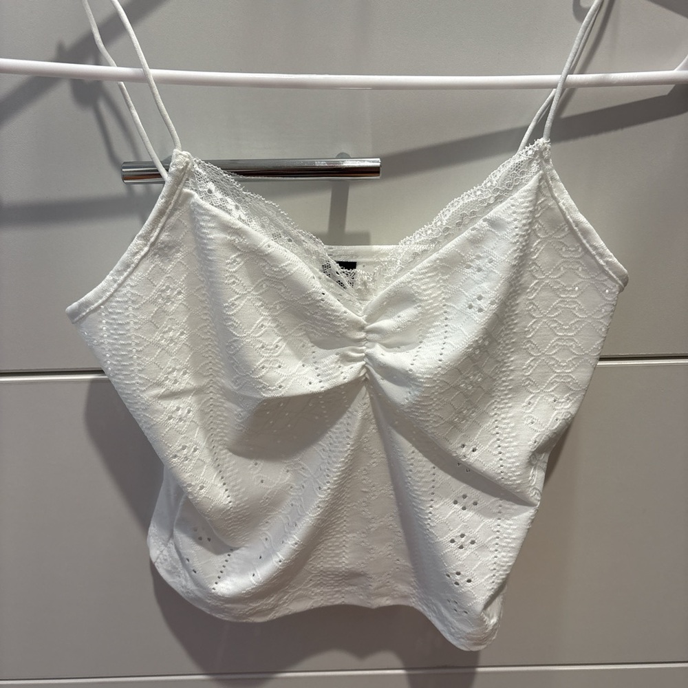 XS White Lace Women’s Top